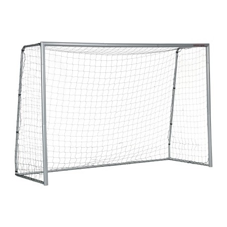 SPORTNOW Porta da Calcio 240x85x160 cm Grigia in PE e Metallo
