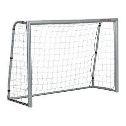 SPORTNOW Porta da Calcio 240x85x160 cm Grigia in PE e Metallo